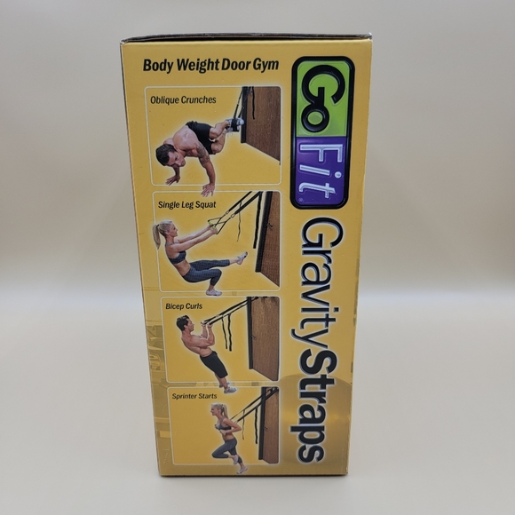 Go Fit Gravity Straps Body Weight Door Gym Suspended Body Weight Traning New - Picture 4 of 9